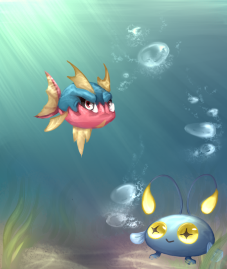 Water-types in LC